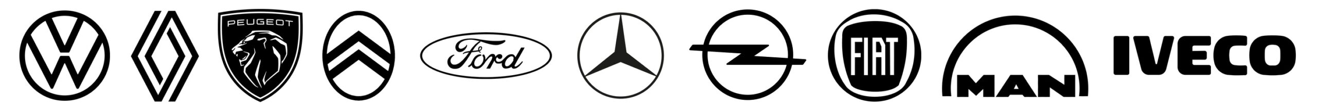 logos des constructeurs compatibles avec nos toits